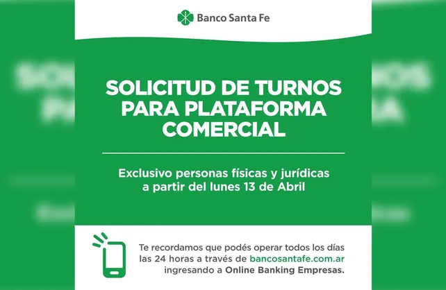Turnos Banco Santa Fé