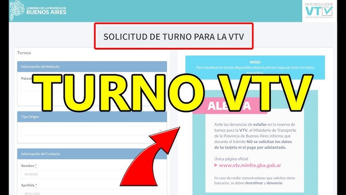 CÓMO VER MI TURNO VTV