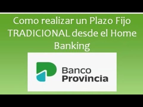 Plazo Fijo Banco Provincia